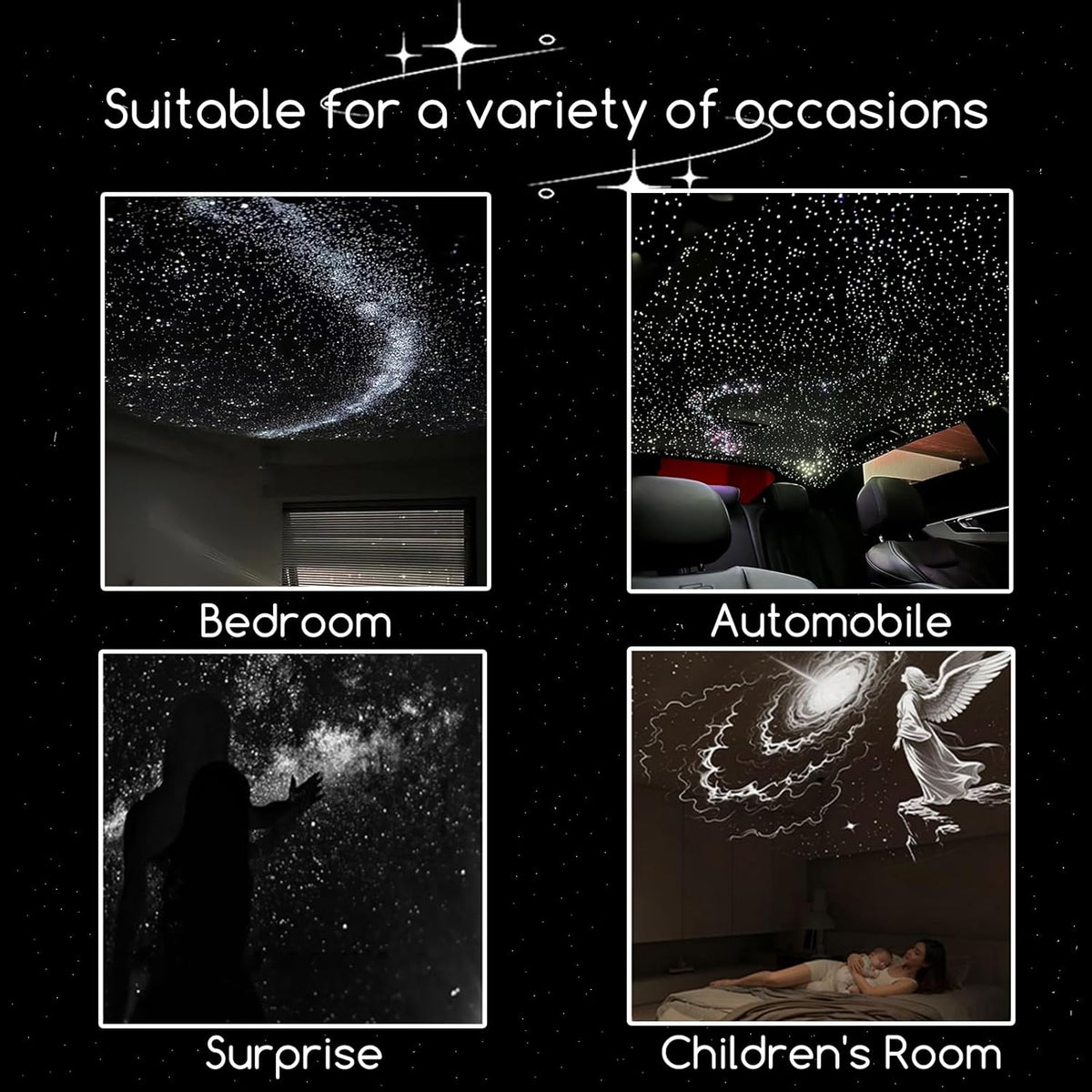 Galaxy Glow Star Projector Night Light
